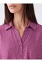 LCW STUDIO Pink Polka Dot Satin Women's Shirt with Belted Design—The ALITA CITY Touch - 3