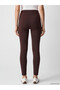 Alita City Lcw Vision Brown Women's Leggings with Elastic Waist - 4