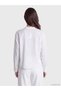 LCW Modest Ecru Linen-Look Women's Shirt with Chinese Buttons, Featuring the ALITA CITY Touch - 4