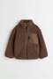 Children's Brown Plush Coat - 2