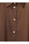 Peak New Season Brown Plus-Size Women's Shirt - 4
