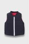 Children's Navy Blue and Red Reversible Vest - 4