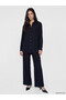 LCW Modest Black Armure Fabric Straight-Cut Loose & Oversized Women's Shirt Tunic—The ALITA CITY Difference - 2