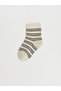 Trendy Picks from Kübra Butik: Embroidered with Stones Baby Boy Socks, Pack of 4 - 6