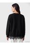 Black Scuba Fabric Plain Loose & Oversized Women's Tunic—The ALITA CITY Way - 4
