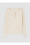 LCW EVERYDAY Beige Ribbed Knit Camisole, Straight-Cut & Slim-Fit, Long-Sleeved Women's Bodysuit—The ALITA CITY Difference