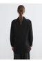 LCW Modest Black Textured Women's Shirt Tunic, Featuring the ALITA CITY Touch - 4