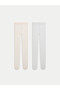 Trendy Picks from Kübra Butik: Embroidered Baby Girl Pantyhose, 2-Pack - 2