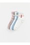 Trendy Picks from Kübra Butik: Striped Girls' Ankle Socks, Pack of 5 - 2
