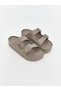 LCW STEPS Brown Women's Slippers, Featuring the ALITA CITY Touch