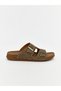 LCW STEPS Brown Women's Slippers, Featuring the ALITA CITY Touch - 2