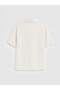 LCW EVERYDAY Ecru Interlock Plain Standard & Regular Short-Sleeve Women's T-Shirt, with the ALITA CITY Touch - 6