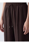 LCW EVERYDAY Brown Solid Loose & Wide-Leg Women's Pants, Featuring the ALITA CITY Touch - 3