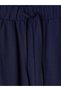 LCW Modest Navy Blue Solid Loose & Wide-Leg Women's Pants, Featuring the ALITA CITY Touch - 6