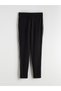 LCW Grace Black Ponte Solid Standard & Regular narrow leg women's pants, with the ALITA CITY Touch - 5