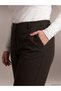 LCW Curve Brown Straight-Leg Comfort & Relax Wide-Leg Women's Pants, Featuring the ALITA CITY Touch - 3