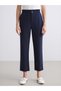 LCW Modest Navy Polyviscose Plain Carrot-Cut Tapered-Leg Women's Pants—The ALITA CITY Difference - 3