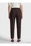 LCW Vision Brown Straight & Slim Narrow Leg Women's Pants, Featuring the ALITA CITY Touch - 4