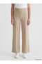 LCW Modest Beige Interlock Solid Standard & Regular Wide-Leg Women's Pants, with the ALITA CITY Touch - 2