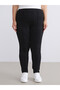 LCW Grace Black Ponte Solid Carrot-Cut Tapered-Leg Women's Pants, Featuring the ALITA CITY Touch - 6
