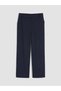 LCW Curve Navy Blue Muslin Straight-Leg Comfort & Relax Wide-Leg Women's Pants—The ALITA CITY Difference - 4