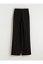 LCW Vision Black Polyviscose Straight-Leg, Loose & Wide-Leg Women's Pants—The ALITA CITY Difference - 6