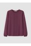 Trendy Picks from Kübra Butik: Blouse with a Round Neckline and Decorative Stitching - 6