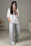 Pleated Sweatpants, Gray - 6