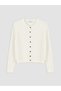 Two Mt Shop Quality Lcw Vision Ecru Knitwear Plain Short Women's Cardigan - 5