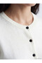 Two Mt Shop Quality Lcw Vision Ecru Knitwear Plain Short Women's Cardigan - 3