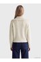 Two Mt Shop Quality Lcw Vision Ecru Knitwear Plain Short Women's Cardigan - 4