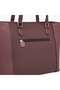 Textured Tote Bag with Charm - 5