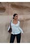 White Guipure Lace-Trimmed Blouse - 2