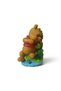 Vintage Disney Winnie the Pooh & Frog Plastic Piggy Bank (Missing Bottom Rubber Lid), 14 cm - 2