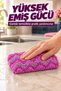 Ultra Premium Dish Sponge - Double-Sided Textured Dish Sponge That Cleans and Polishes Without Scratching, Pink - 2