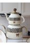 11-Piece Enamel Kitchen Set with Leopard Pattern, Savana - 7