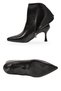 Stylish Women's Zip-Up Boots with a Black Pointed Toe, Fleece-Lined Insulation, and Stiletto Heel 417698 - 4