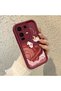Infinix Note 50 Pro Plus Compatible Burgundy Case with Space Rabbit Design, Designed for Women - 2