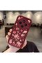Redmi 14C 4G/5G Compatible Phone Case with Romantic Rose and Butterfly Print, Shock-Resistant