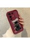 Infinix Note 50 Pro 4G-Compatible Phone Case with Black Cat and Flower Print, Shock-Resistant - 2