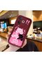 Oppo A5 Pro 4G/5G-Compatible Pink Phone Case with Cartoon Cat Print, Shock-Resistant