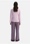 Women's Lila 50% Modal, 50% Cotton boat neck pajama set - 4