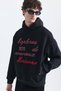 Oversize Printed Washable Sweatshirt - 4