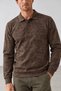 New Season Men's Regular Fit Two-Ply Polo Collar Sweatshirt