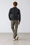 New Season Men's Regular Fit Two-Ply Polo Collar Sweatshirt - 4