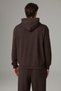 Enrique men's hooded dark brown sweatshirt - 7