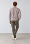 New Season Men's Regular Fit Two-Ply Polo Collar Sweatshirt - 4