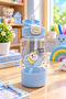 Children's Water Cup and Bottle Set – With Straw, Carrying Strap, and Cute Animal Designs - 2