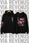 Cherry Blossom / Sakura Print Unisex Oversized Hoodie