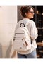 Women's 13.3-Inch Laptop Backpack, Water-Repellent, Multiple Compartments, with Mini Wallet, College Style - 2